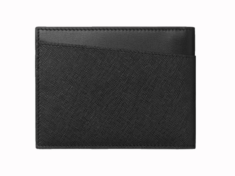 WALLET 6CC BLACK WITH MONEY CLIP SARTORIAL MONTBLANC 128576